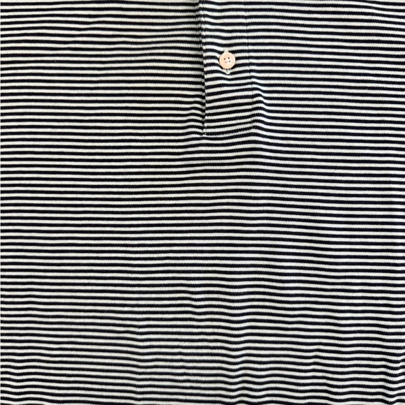 Lands’ End • 100% Supima Cotton Striped Polo - Picture 2 of 10